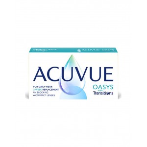 Acuvue Oasys with Transitions™ Μυωπίας-Υπερμετρωπίας Δεκαπενθήμεροι 6τμχ